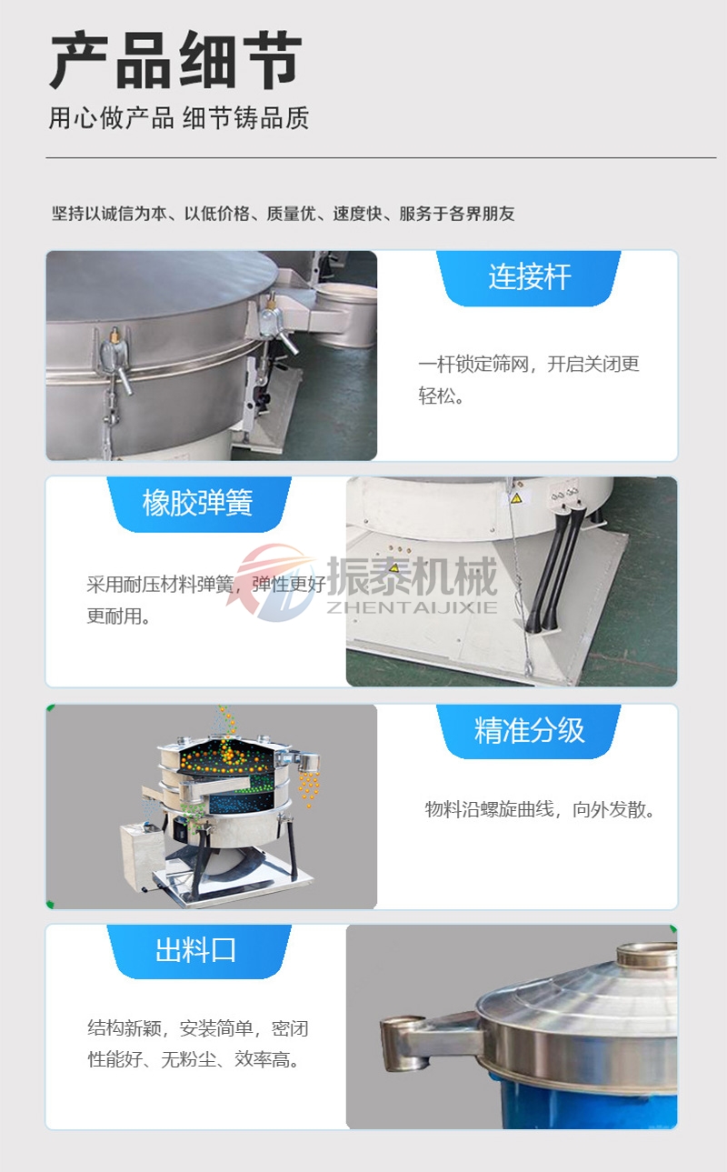 樹脂覆膜砂圓形搖擺篩產品細節 樹脂覆膜砂圓形搖擺篩產品細節